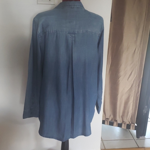 Denim tunic with POCKETS!! - Picture 2 of 3